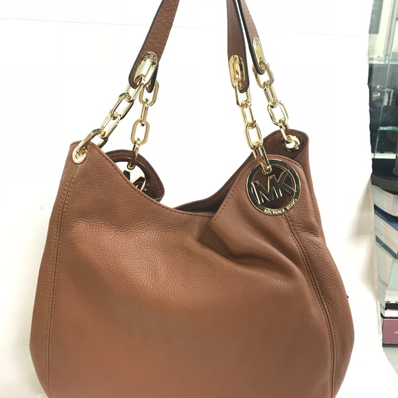 Michael Kors Fulton Tan Leather Large Tote bag - Picture 3 of 6